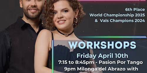 Valentina and Leonardo Auckland Workshops