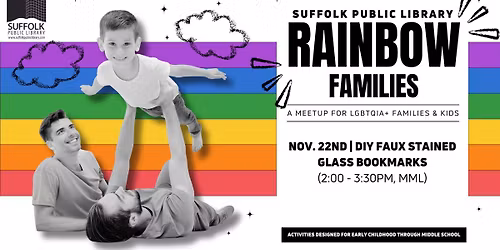 Rainbow Families: DIY Faux Stained Glass Bookmarks