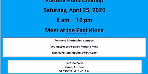 Fortuna Pond Cleanup