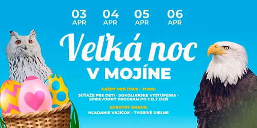 Ve\u013ek\u00e1 Noc v Moj\u00edne \ud83e\udd85 | 3. \u2013 6. apr\u00edl 2026