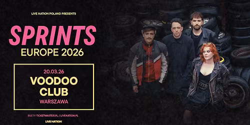 Sprints - EUROPE 2026 - Official Event, 20.03.2026, VooDoo Club, Warszawa