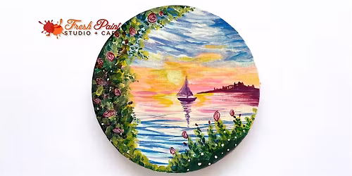 Paint Night \u2013 Sailing at Sunset Acrylic Painting Workshop in Toronto