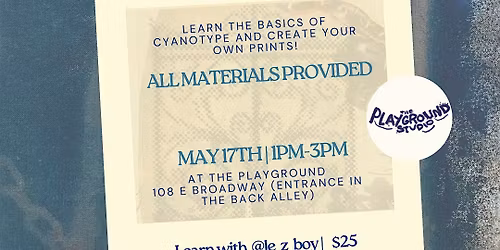 Cyanotype Workshop Beginner