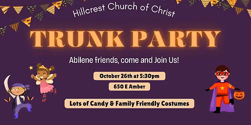 Hillcrest Trunk Party!