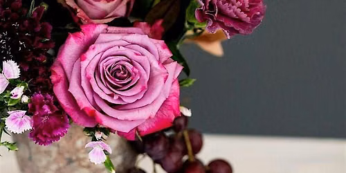 Sips and Stems-Plum & Burgundy Design
