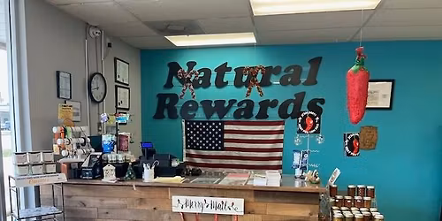 Natural Rewards 27th Annual Christmas Open House Anniversary Sale