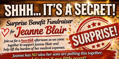 Shhh\u2026 It\u2019s a Secret \ud83e\udd2b | A Benefit for Jeanne Blair