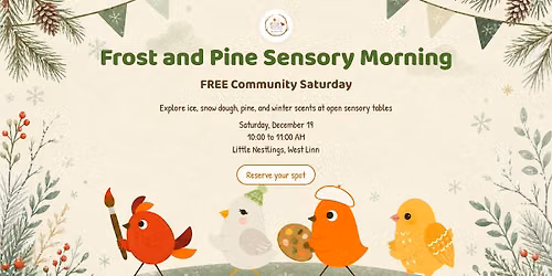 Frost and Pine Sensory Morning