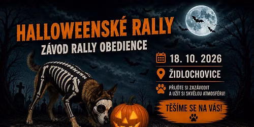 HALLOWEENSK\u00c9 RALLY \ud83e\udd87\ud83c\udf83 s Calibrou - z\u00e1vod Rally obedience