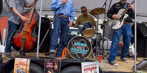 SANDBOX BAR & GRILL WELCOMES ATOMIC DRITERS ROCKABILLY !