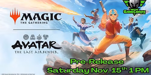 Avatar: The Last Airbender Pre-Release Saturday 1 PM