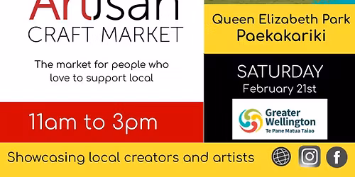 Artisan Craft Market (21\/2\/26 Kapiti)