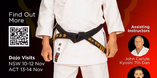 2025 Seminar & Training Events with Sensei Toshimitsu Arakaki, Hanshi 10th Dan