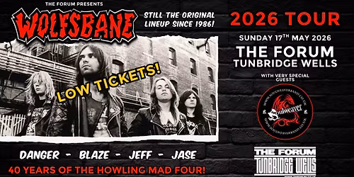 WOLFSBANE & SOULWEAVER @ THE FORUM TUNBRIDGE WELLS!