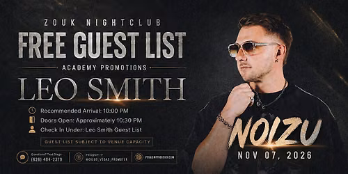 NOIZU at Zouk Nightclub