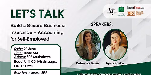 Build a secure Business: Insurance + Accounting