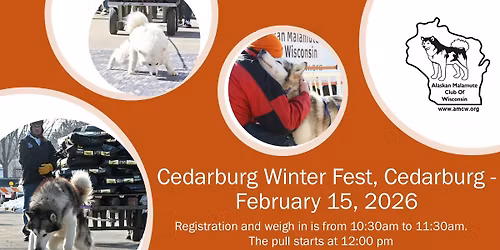 AMCW Weight Pull - Cedarburg Winter Fest