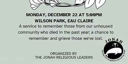 Homeless Memorial Vigil