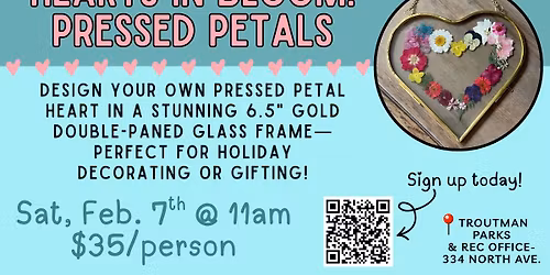 Hearts in Bloom: Pressed Petals