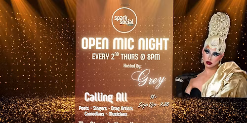 Open Mic Night @ Spark Social LGBTQ+