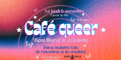 Caf\u00e9 Queer - ateliers cr\u00e9atifs
