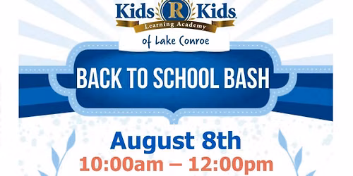 2026 Back to School Bash!\ud83c\udf88