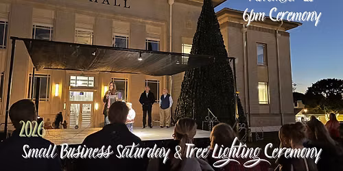 Small Business Saturday & Tree Lighting Ceremony 