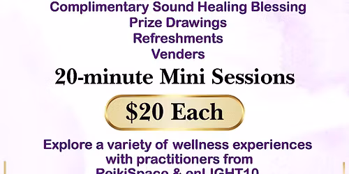 ReikiSpace & enLIGHT10 SAMPLER DAY!