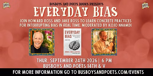 EVERYDAY BIAS | A Busboys and Poets Books Presentation