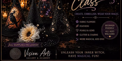 A Wickedly Creative Witch Hat Workshop