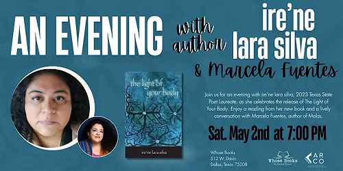 An evening with author ire'ne lara silva
