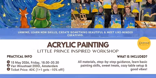 Little Prince Inspired Painting Workshop