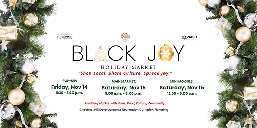 Black Joy Holiday Market 2025 - Saturday Main Market & Show