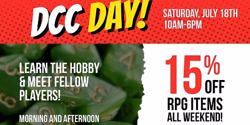 Dungeon Crawl Classics Day 2026 @ The Comic Hunter MONCTON - Saturday July 18th 2026