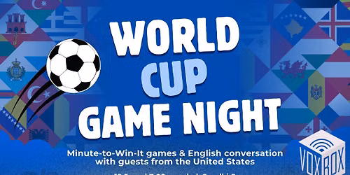 World Cup Game Night & English Conversation - VoxBox Krak\u00f3w