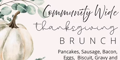 Community Thanksgiving Brunch