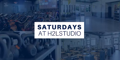 Saturday Schedule: Group Fitness Classes at H2L Studio 5\/23