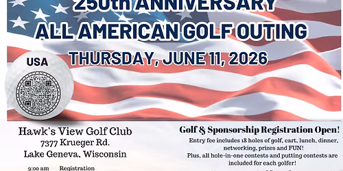 Mukwonago Area Chamber All American Golf Outing 2026