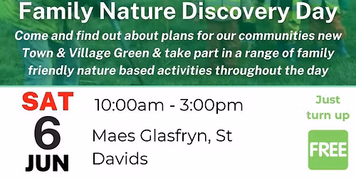 Maes Glasfryn Nature Discovery Day