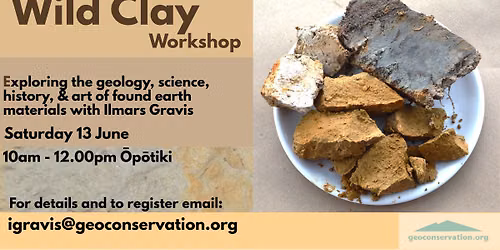 Wild Clay wananga - geology, science, and art of clay