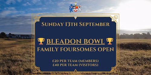 BLEADON BOWL