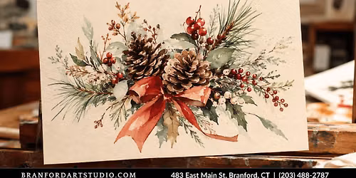 Winter Watercolor Holiday Card Workshop