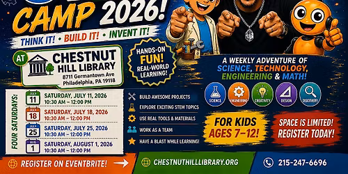 Stevie The Inventor's Stem Camp 2026