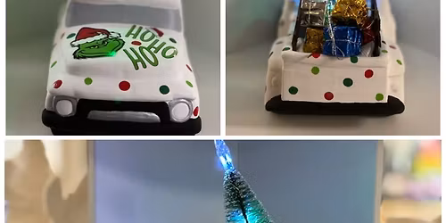 Grinch Ceramic Truck 6p $30