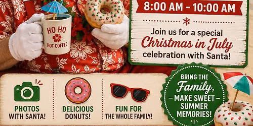 Christmas in July at Doughboys Donuts