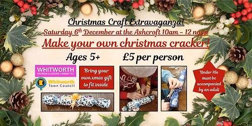 Christmas cracker making workshop