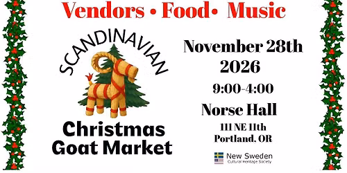 Scandinavian Christmas Goat Market 2026