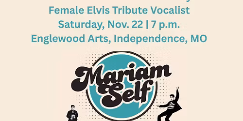 Mariam Self, Female Elvis Tribute Vocalist