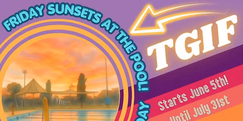 Friday Sunsets at the Pool