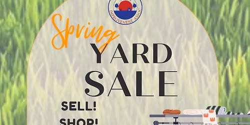 SPRING YARD SALE